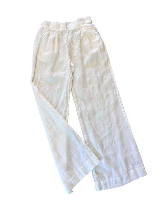 Santiago Linen Pant in white by Luna Luz