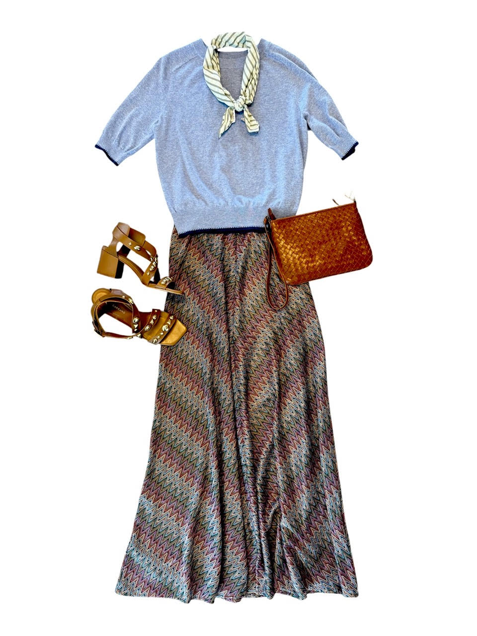Olive Skirt in rainbow by Allison