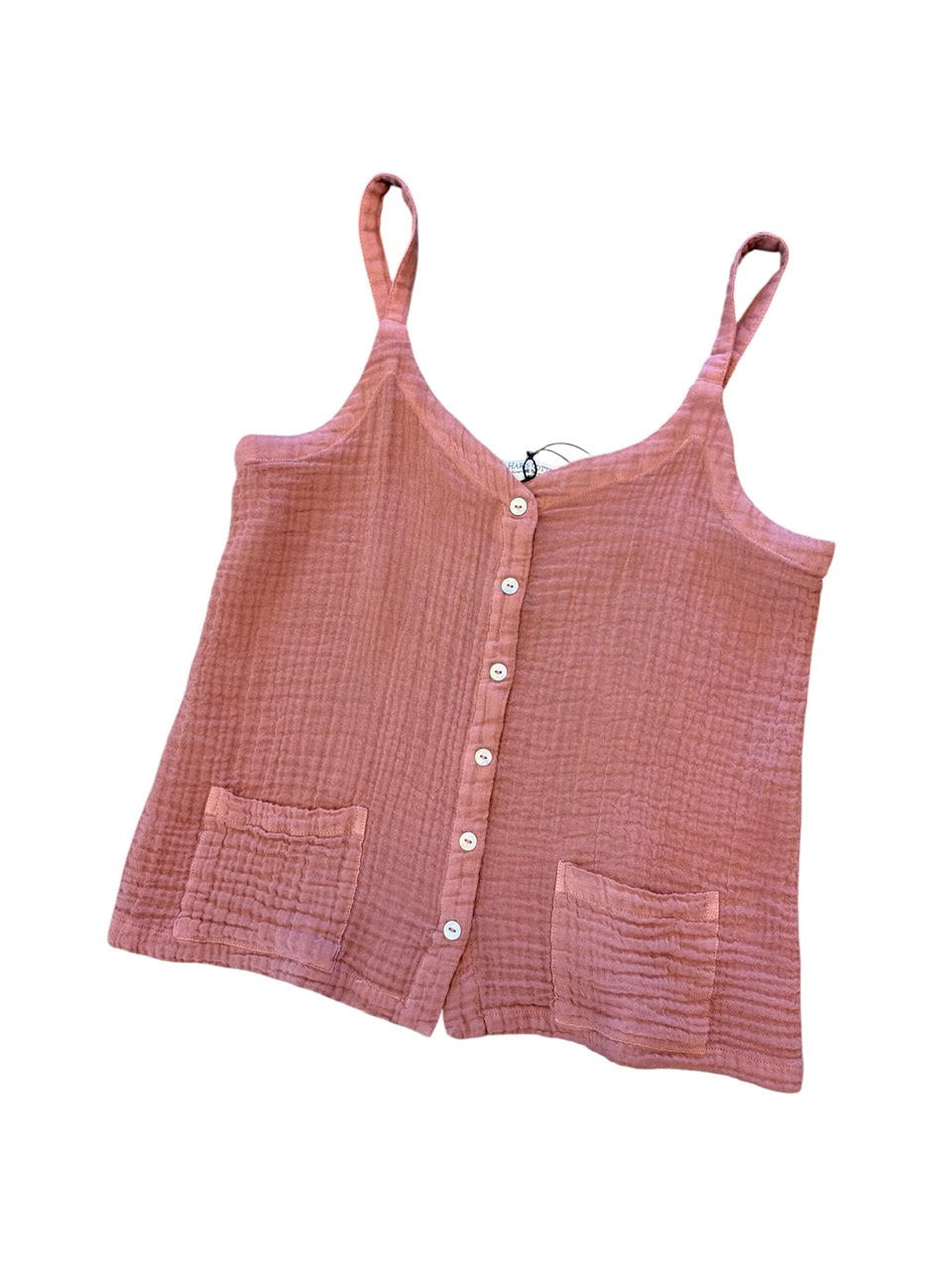 Textured Cotton Blouse in blush by Haris Cotton