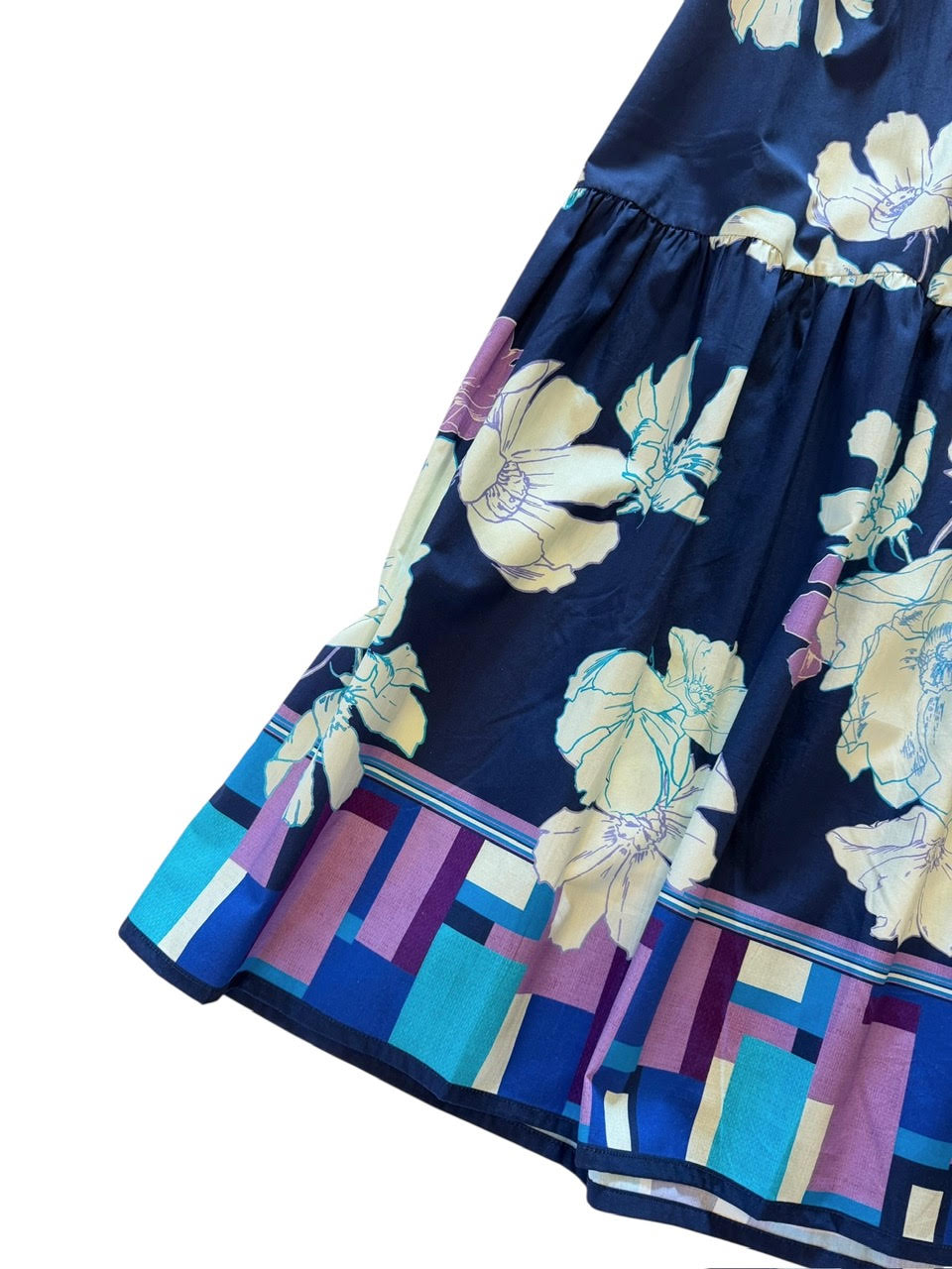 Ada Floral Printed Skirt in ink by Maude Vivante