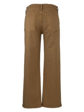 Charlotte High Rise Wide Leg Jean in caramel by KUT