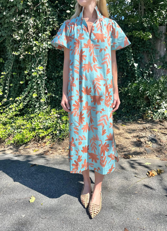 Gretchen Maxi Dress in foliage frenzy by Holly Shae
