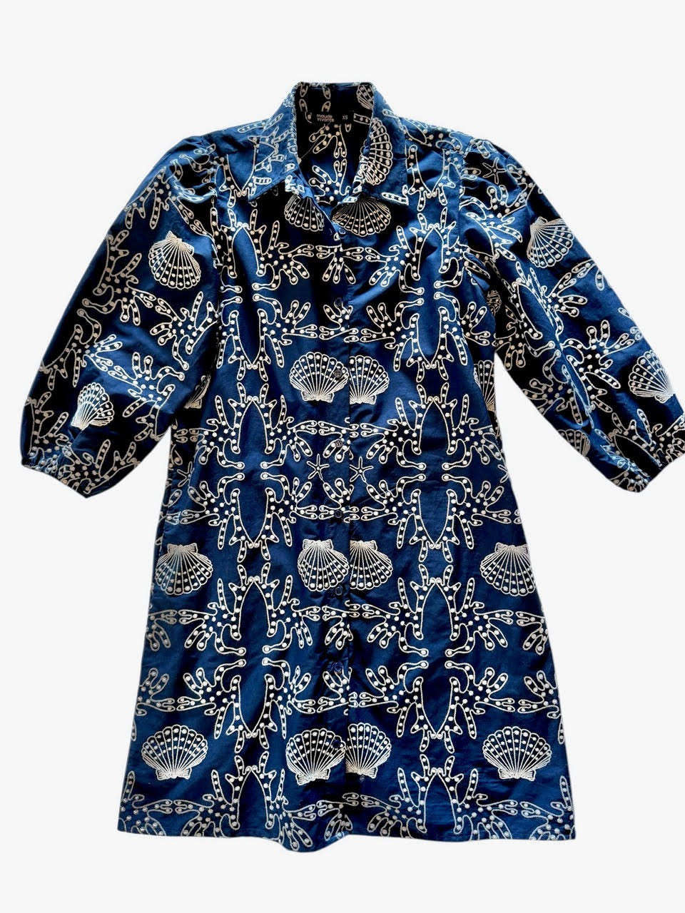 Alba Dress in navy by Maude Vivante