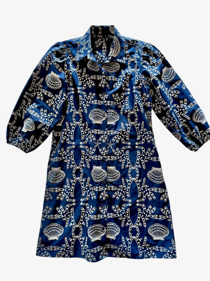 Alba Dress in navy by Maude Vivante