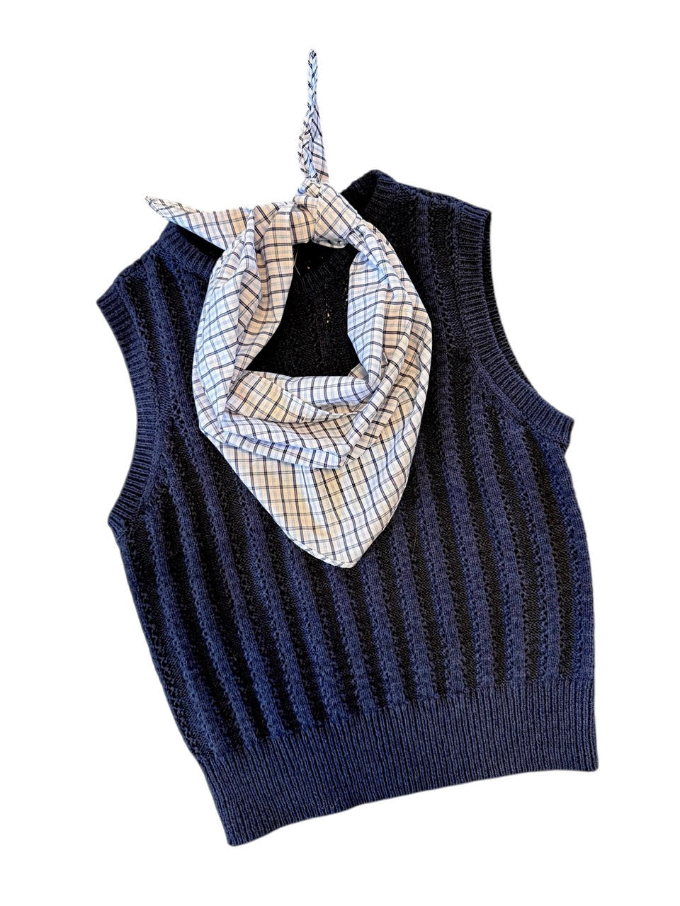 Embree Sweater Vest in Marine by Steve Madden