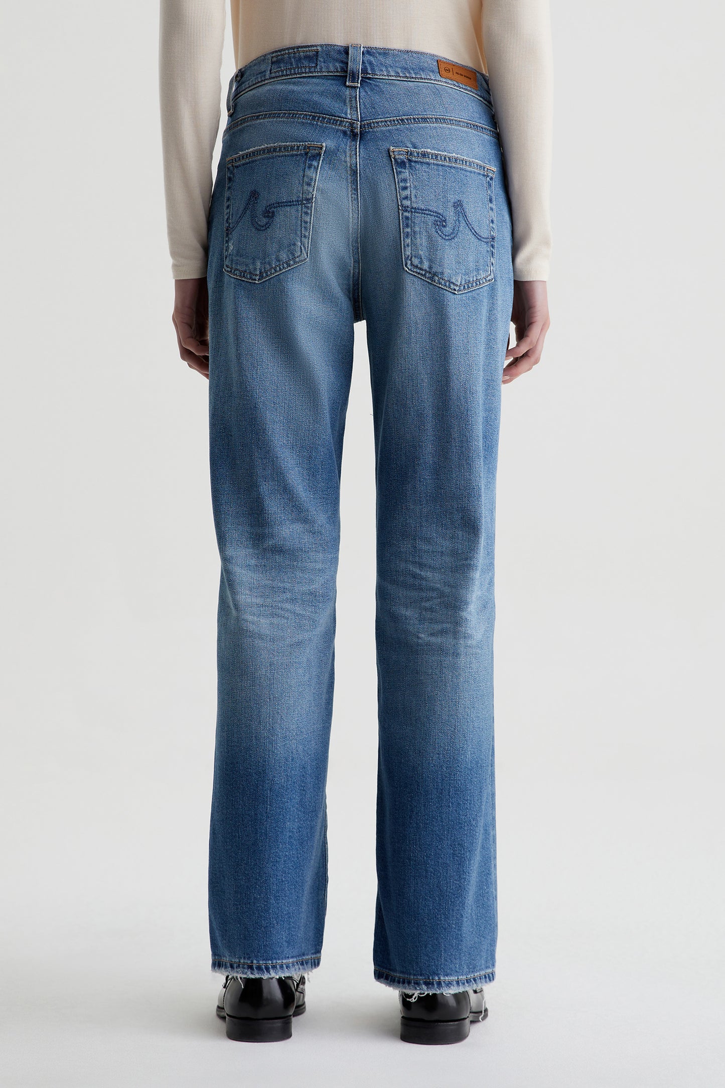 Brinley Mid Rise Straight Leg in 16 years soaring by AG