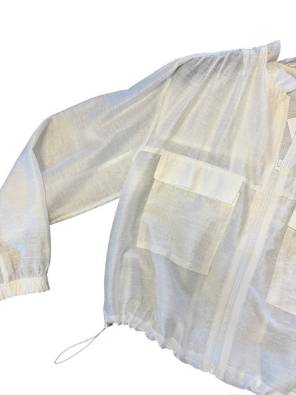 Light Weight Bomber Jacket in off white by Esqualo