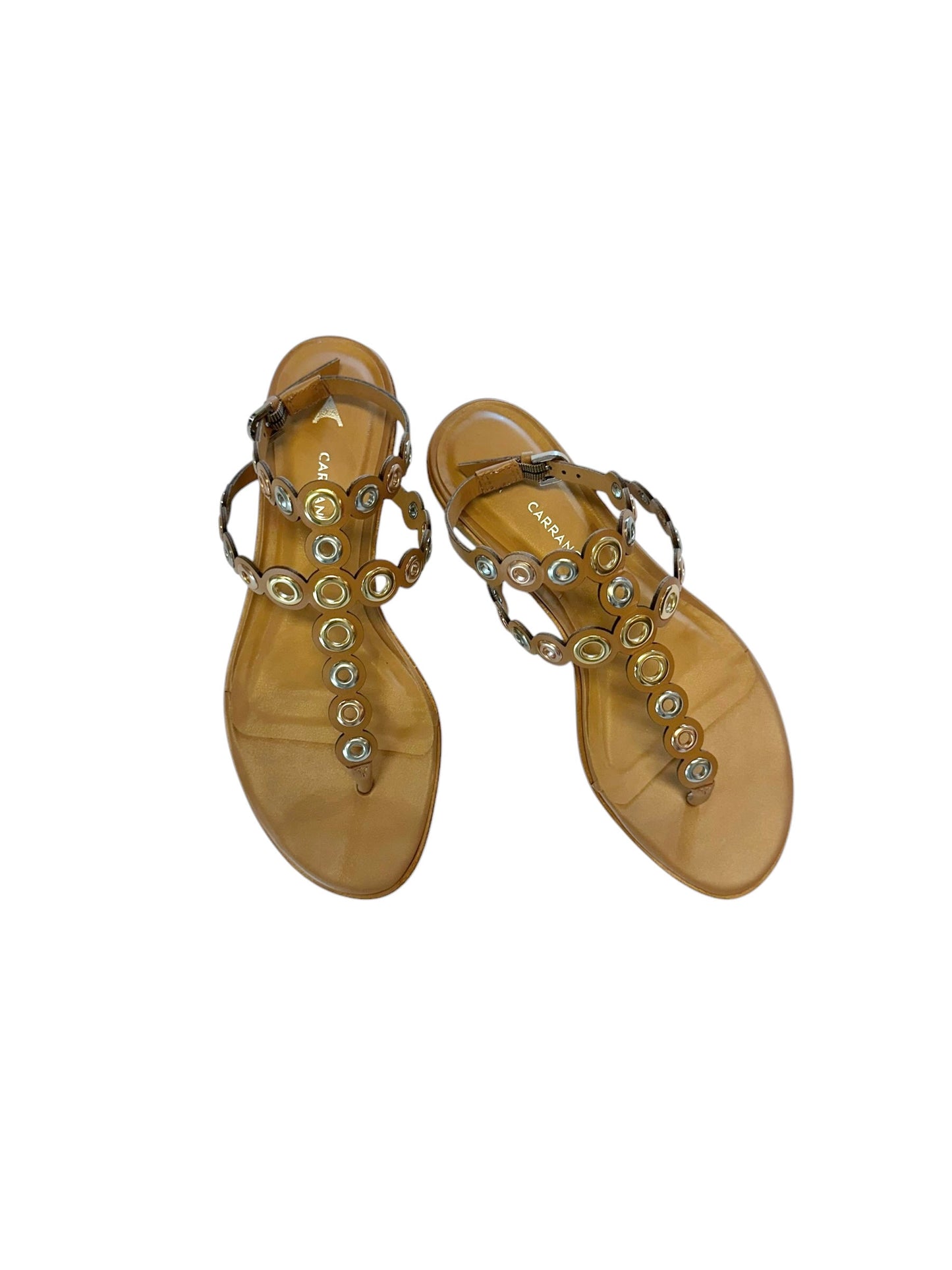 Morgan Grommet Thong Sandal in riviera by Carrano