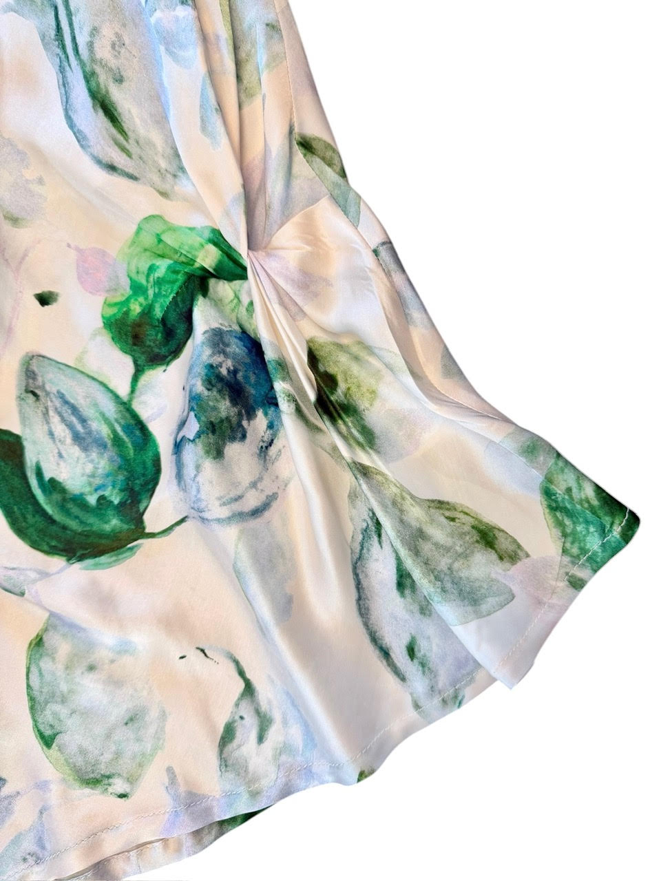 Raso Fant Printed Top in olive by B-YU