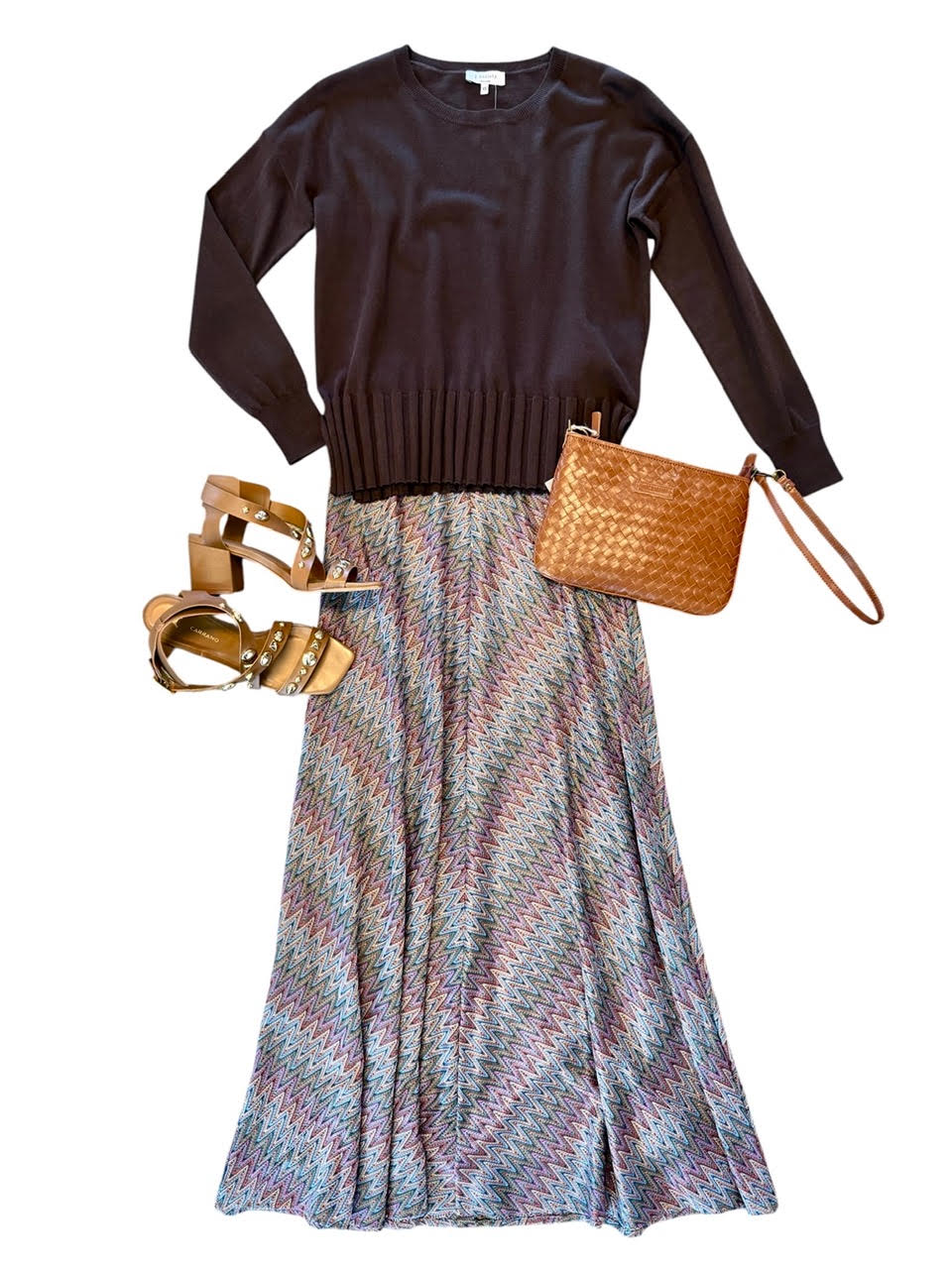 Olive Skirt in rainbow by Allison