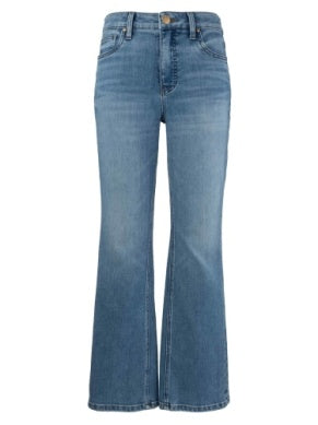 Kelsey High Rise Ankle Flare in improvement by KUT