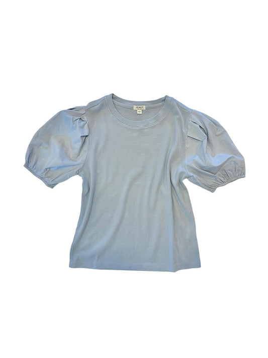 Cate Jude Rib Top in light sky by Dylan