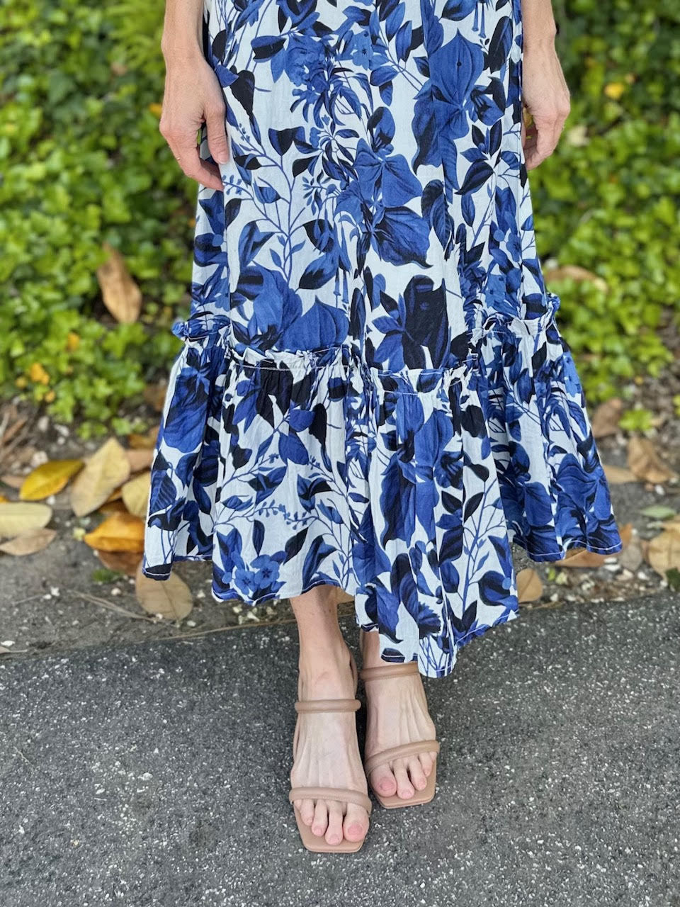Soleil Print Dress in french floral by Fitzroy & Willa