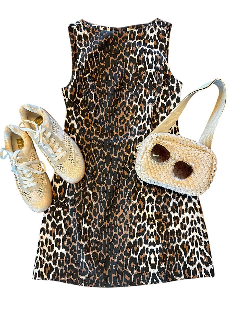 Cara Leopard Dress in multi by Lucy Paris