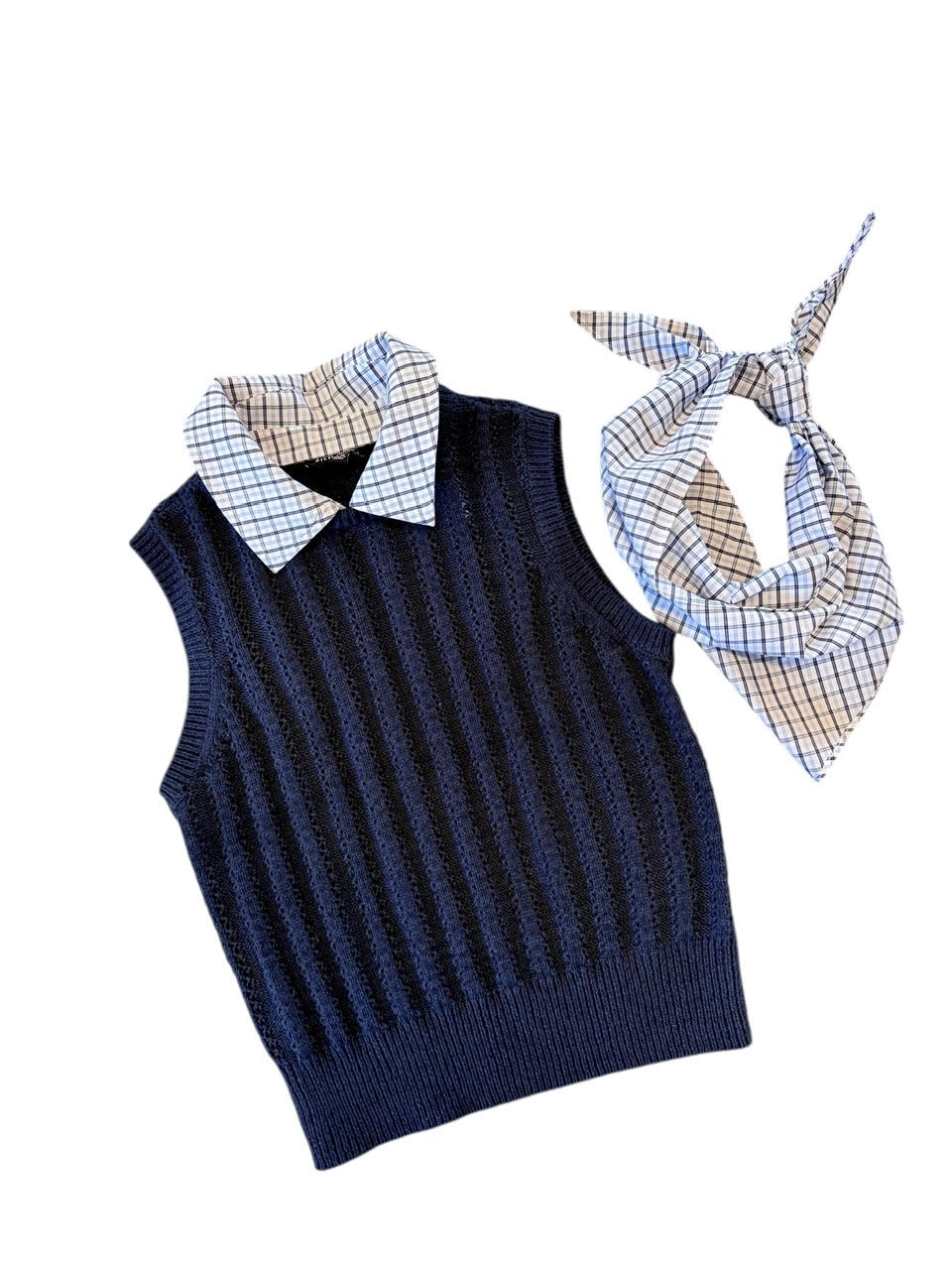 Embree Sweater Vest in Marine by Steve Madden