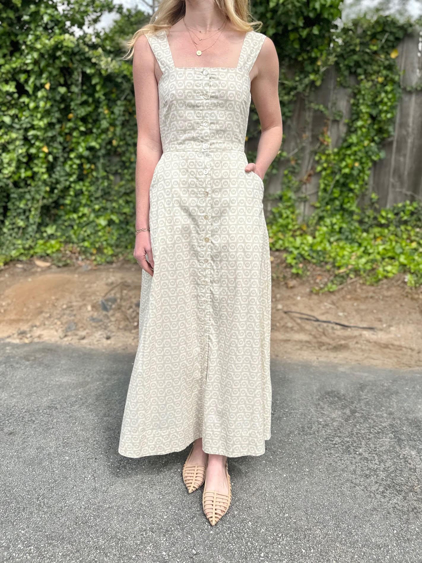 Amada Ankle Dress in Rialto Print by Cleobella