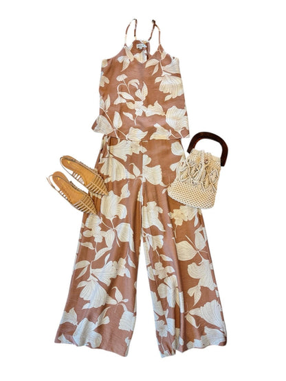 Printed Camisole in beige chloe by Molly Bracken