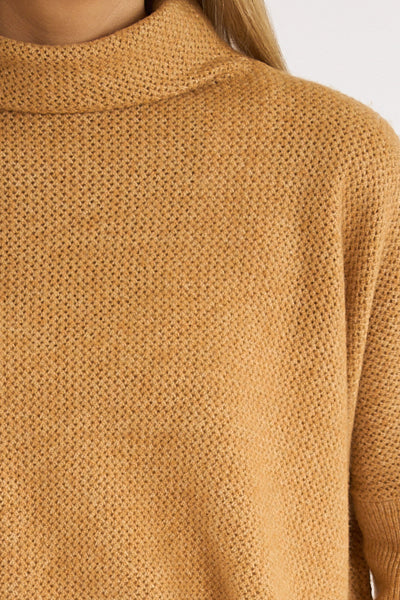 Aja London Sweater in camel by Kerisma