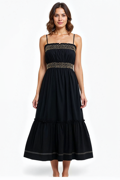 Bertille Dress in black by Exquise
