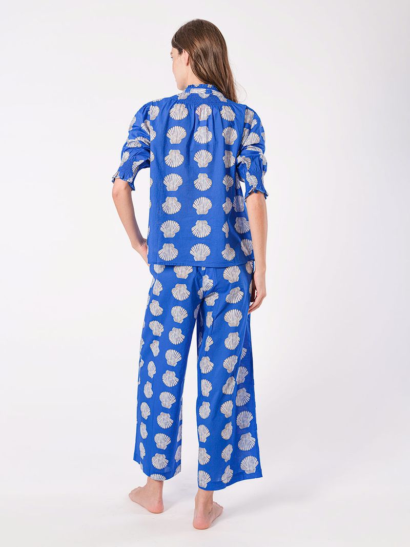 Fennel Pant in blue shells by Nimo