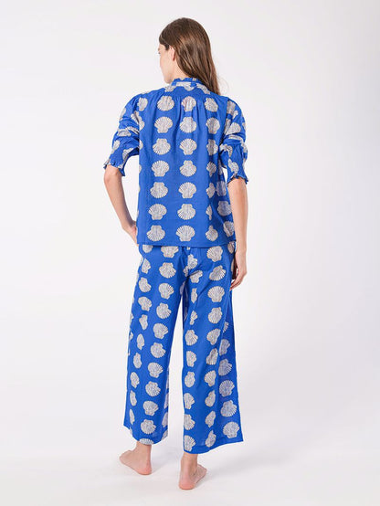 Fennel Pant in blue shells by Nimo
