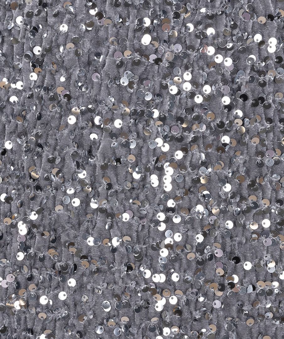 Sequin Skirt in silver by Esqualo