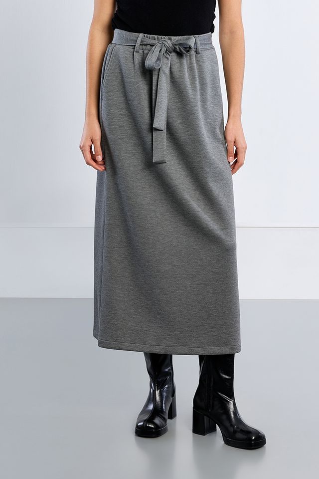 Midi Skirt in dark grey by Molly Bracken