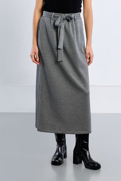 Midi Skirt in dark grey by Molly Bracken