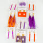 Acrylic Rectangle Earrings in orange by Virtue