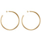 Everybody's Favorite Hoop in gold by Sheila Fajl