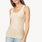 Scoop Layering Tank in nude by Lilla P