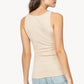 Scoop Layering Tank in nude by Lilla P