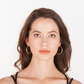 Petite Everybodys Favorite Hoop in gold by Sheila Fajl