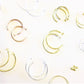 Everybody's Favorite Hoop in silver by Sheila Fajl