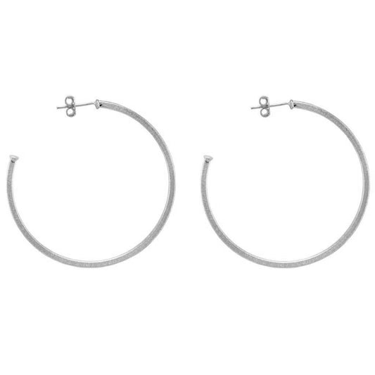 Perfect Hoops in silver by Sheila Fajl