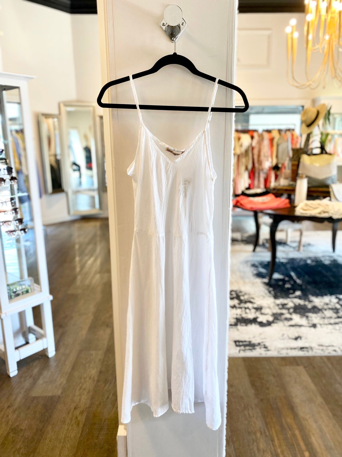Slip Dress in white by Dress Addict