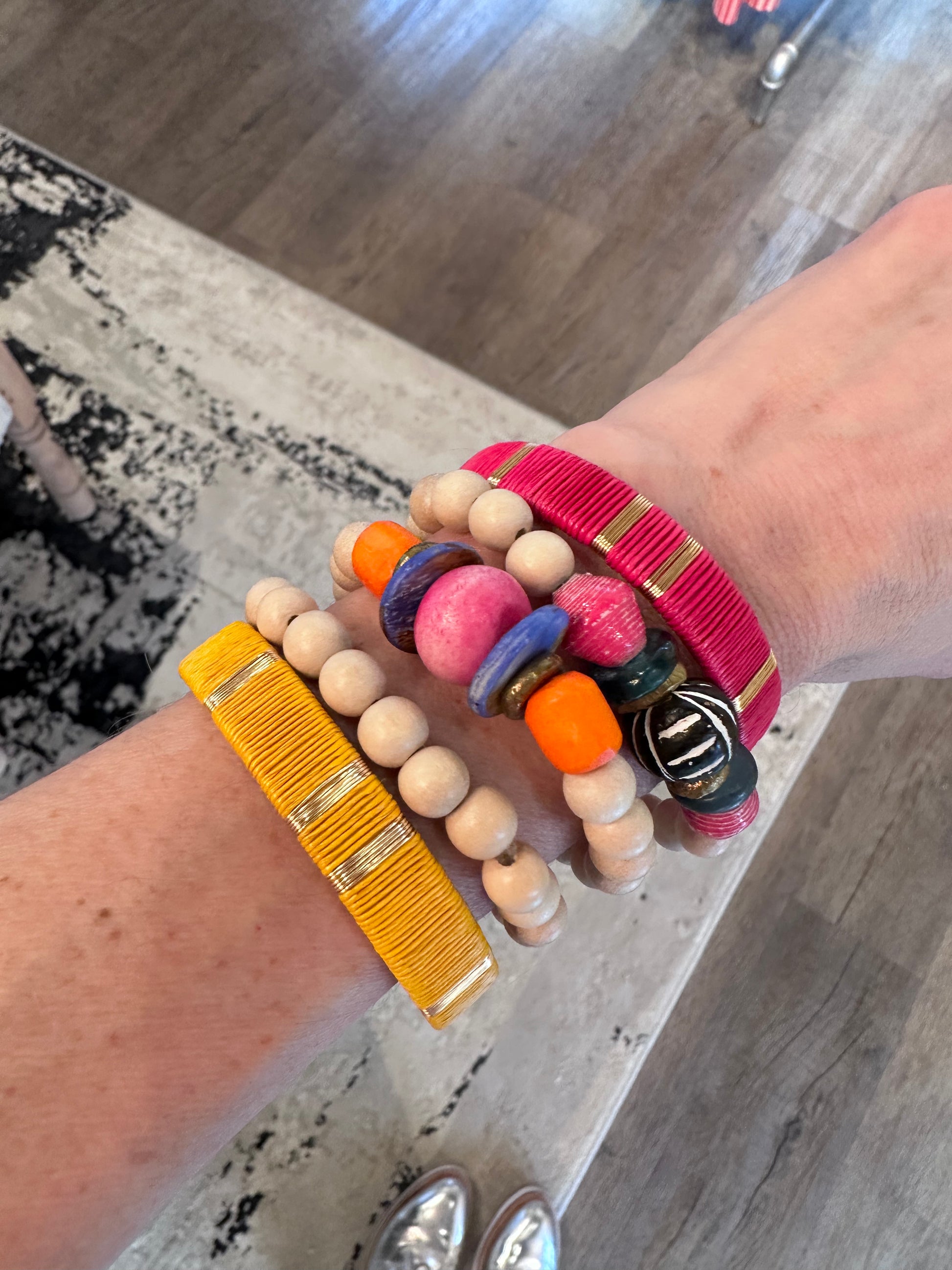 Lv Colors Bracelets Beads