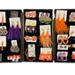 Acrylic Rectangle Earrings in orange by Virtue
